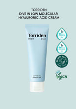 Load image into Gallery viewer, Torriden DIVE IN Low Molecular Hyaluronic Acid Cream 80 ml