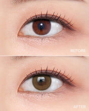 Load image into Gallery viewer, OLENS Shine Touch Milky Brown Daily (Prescription 0.00~-8.00, 10 lenses)