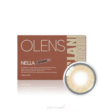Load image into Gallery viewer, OLENS Nella Ash Beige Monthly (Prescription 0.00~-8.00, 1 Pair)