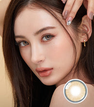 Load image into Gallery viewer, OLENS Nella Ash Beige Monthly (Prescription 0.00~-8.00, 1 Pair)