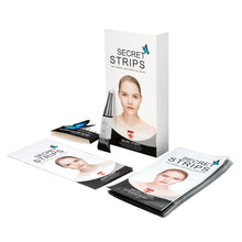 Load image into Gallery viewer, Secret Strip Anti-Wrinkle Face Set: 10 Pairs Treatment Masks + 8 ml Hyaluronic Acid Serum