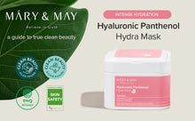 Load image into Gallery viewer, MARY&amp;MAY Hyaluronic Panthenol Hydra Mask 30pc
