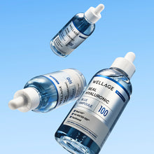 Load image into Gallery viewer, WELLAGE Real Hyaluronic Blue Ampoule 100 Refill set (60ml+60ml)
