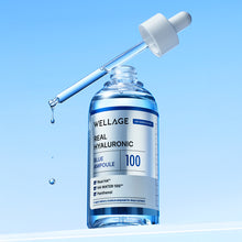 Load image into Gallery viewer, WELLAGE Real Hyaluronic Blue Ampoule 100 Refill set (60ml+60ml)
