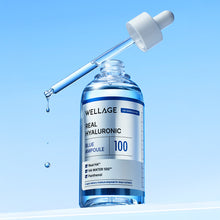 Load image into Gallery viewer, WELLAGE Real Hyaluronic Blue Ampoule 100 Refill set (60ml+60ml)
