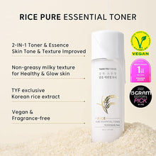 Load image into Gallery viewer, Thank You Farmer Rice Pure Essential Toner

