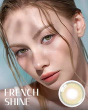 Load image into Gallery viewer, OLENS French Shine Olive Daily 10 pcs (Prescription 0.00~-8.00, 10 lenses)
