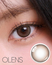 Load image into Gallery viewer, OLENS Mood Night 1Day Mood Brown 20 pcs (Prescription 0.00~-8.00, 1 Pair)
