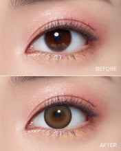 Load image into Gallery viewer, OLENS Mood Night 1Day Mood Brown 20 pcs (Prescription 0.00~-8.00, 1 Pair)
