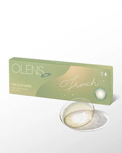 Load image into Gallery viewer, OLENS French Shine Olive Daily 10 pcs (Prescription 0.00~-8.00, 10 lenses)
