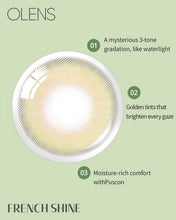 Load image into Gallery viewer, OLENS French Shine Olive Daily 10 pcs (Prescription 0.00~-8.00, 10 lenses)
