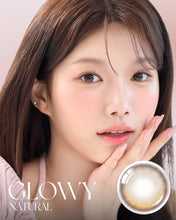 Load image into Gallery viewer, OLENS Glowy Natural Latte Brown Monthly (Prescription 0.00~-8.00, 2 lenses)
