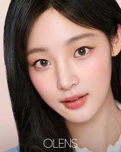 Load image into Gallery viewer, OLENS Shine Touch Milky Brown Daily (Prescription 0.00~-8.00, 10 lenses)

