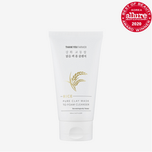 Load image into Gallery viewer, THANK YOU FARMER Rice Pure Clay Mask To Foam Cleanser
