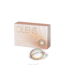 Load image into Gallery viewer, OLENS Glowy Natural Latte Brown Monthly (Prescription 0.00~-8.00, 2 lenses)
