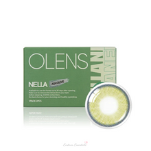 Load image into Gallery viewer, OLENS Nella Ash Olive Monthly (Prescription 0.00~-8.00, 1 Pair)
