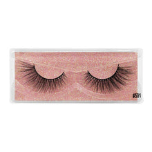 Load image into Gallery viewer, Premium 3D Mink Strip Lashes #501 Playdate
