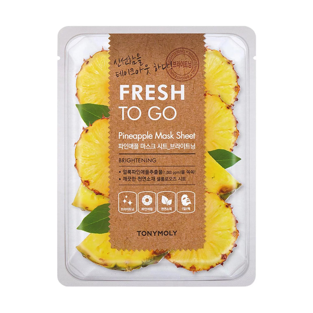 TONYMOLY Fresh To Go Pineapple Mask Sheet - Brightening